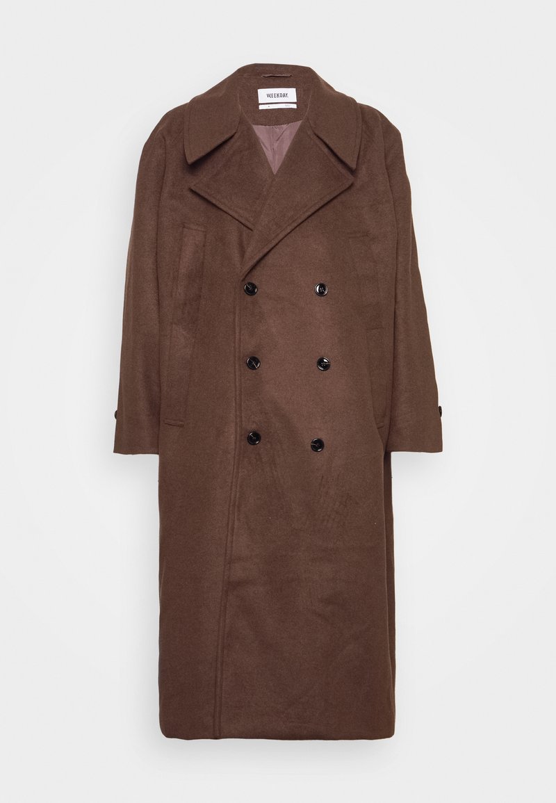 Herren Trenchcoats | Weekday JENS OVERSIZED COAT Klassischer Mantel brown/braun - GM52965 Herren Trenchcoats | Weekday JENS OVERSIZED COAT Klassischer Mantel brown/braun - GM52965