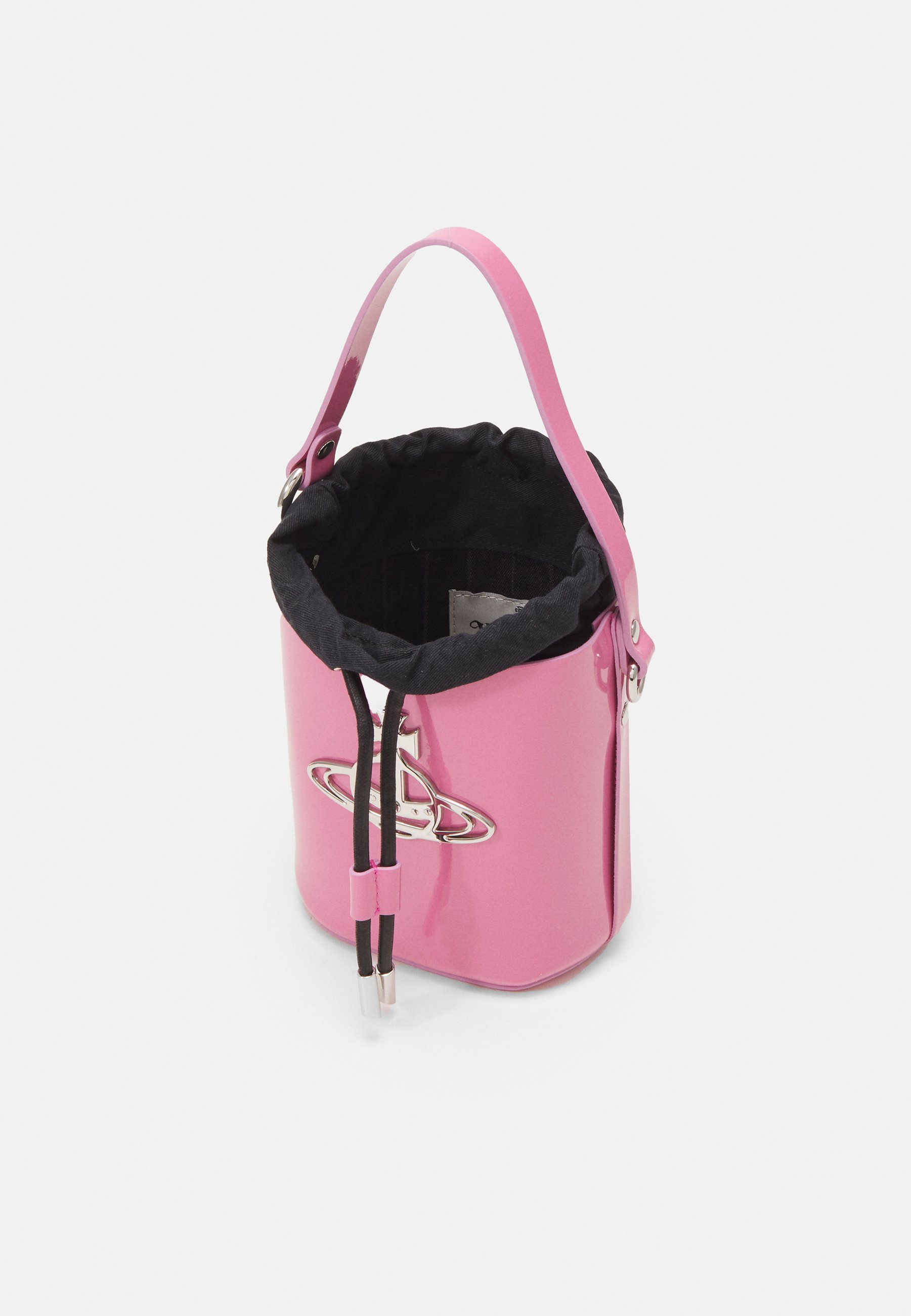 ★vivienne westwood★DAISY ロゴ バケットバッグ ピンク Vivienne Westwood Daisy Small Patent-Leather Bucket Bag