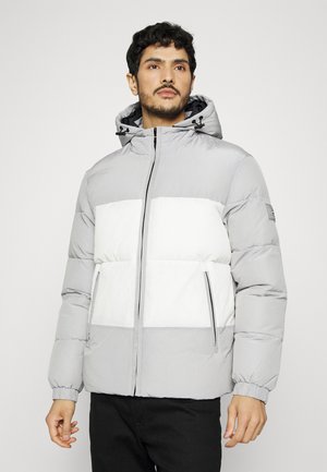 HIGH BLOCK HOODED JACKET - Giacca invernale - iron grey