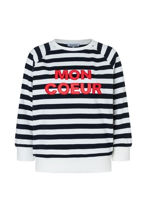 SPORTIVES 3/4 ARM , GESTREIFT - Sweater - marine/offwhite