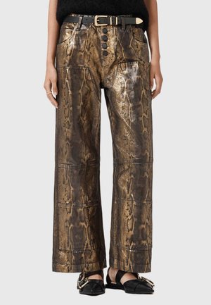 TAY - Τζιν εργασίας - black/gold-colored