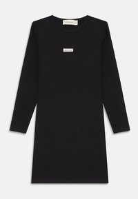 Calvin Klein Jeans PUNTO BODYCON DRESS - Obleka iz džersija - black