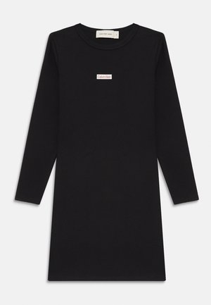 PUNTO BODYCON DRESS - Jersey dress - black