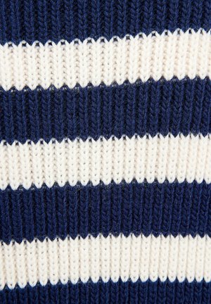 Touché Privé, STRIPED WITH GOLD BUTTONS - Chaqueta de punto - navy blue