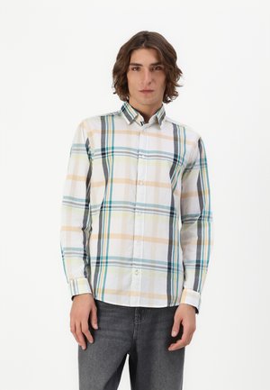 TOM TAILOR CHECKED - Shirt - white