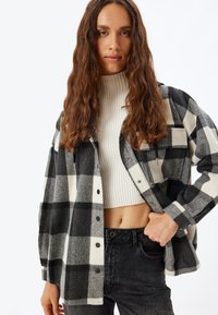 Koton CHECK PLAID - Let jakke / Sommerjakker - black
