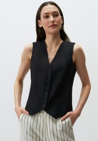 V-NECK SLEEVELESS PLAIN  - Veste sans manches - black