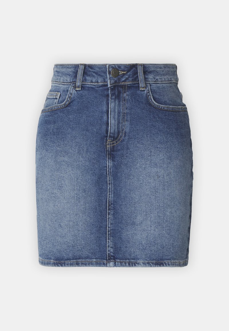 Noisy May Minirok blauw denim/bluedenim