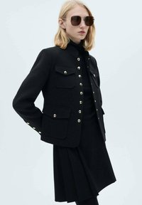 Mango Gonna a pieghe - black