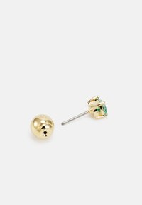 Swarovski CHROMA STUD EARRINGS PEAR CUT - Pendientes - green