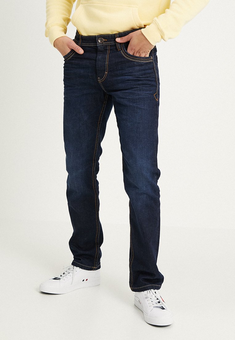 TOM TAILOR - MARVIN - Vaqueros rectos - dark stone wash denim blue, Ampliar