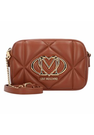 EMBOSSED - Borsa a tracolla - chestnut