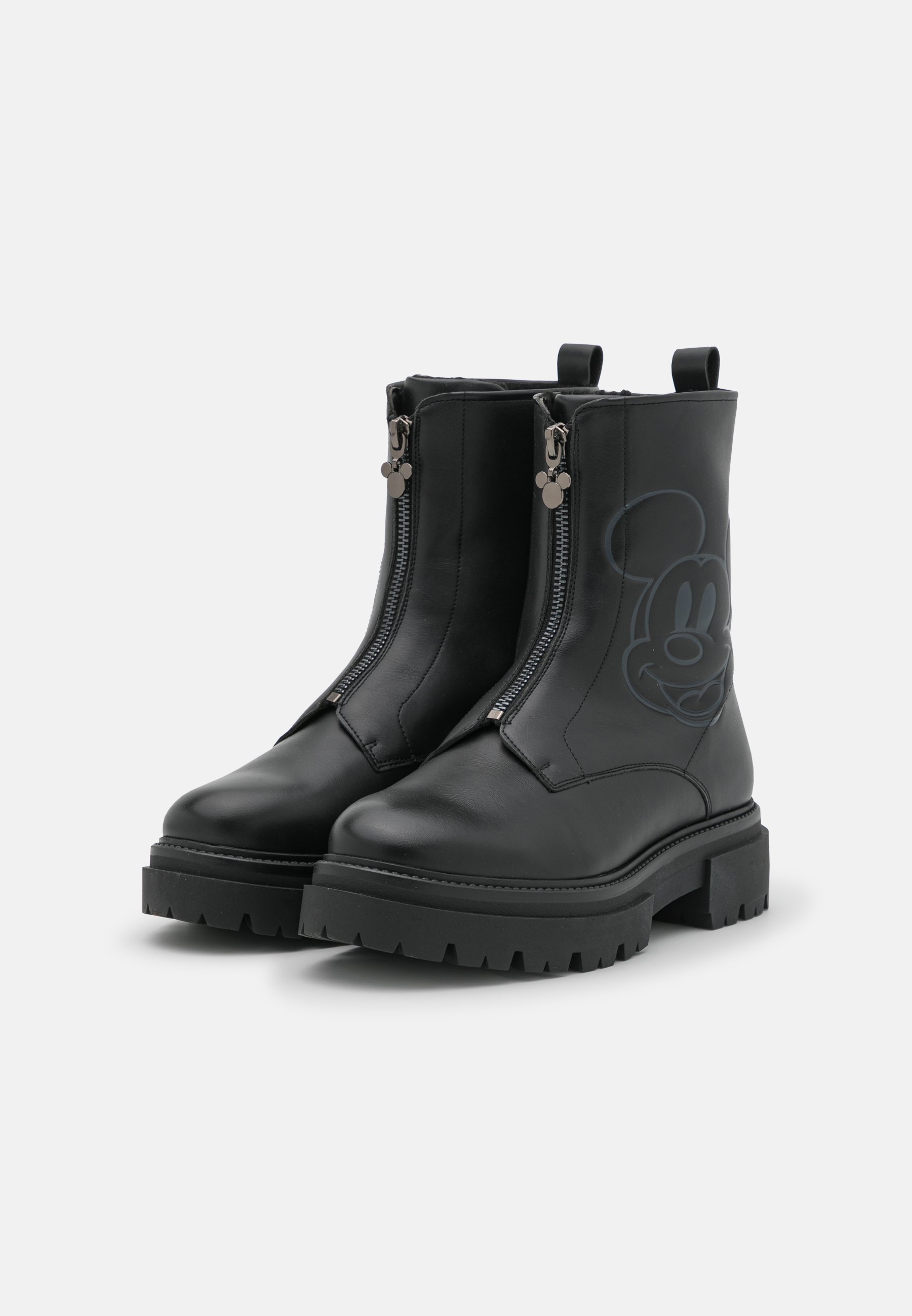Even\u0026Odd DISNEY MICKEY MOUSE WINTER BOOTIES - Botines con plataforma -  black/negro - Zalando.es