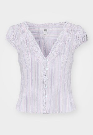 BDG Urban Outfitters RIA RUFFLE BLOUSE - Blouse - lilac
