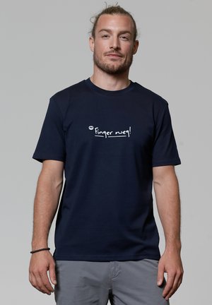 T-shirt print - french navy