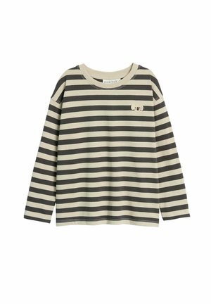 STRIPED  - Neule - black