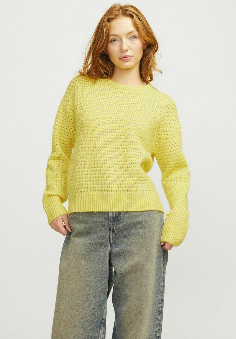 JJXX JXMILLY STRUCTURE CREW NECK - Maglione - golden kiwi
