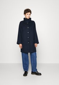 Selected Femme SLFVINNI - Krátký kabát - dark saphire