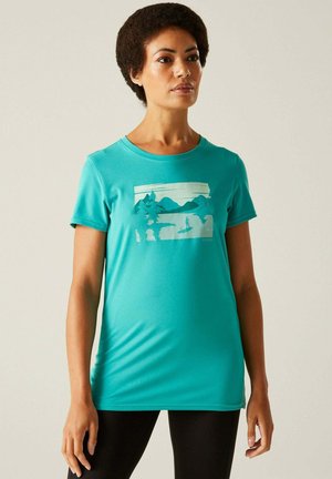 FINGALSTRTCH - Camiseta estampada - turquoise