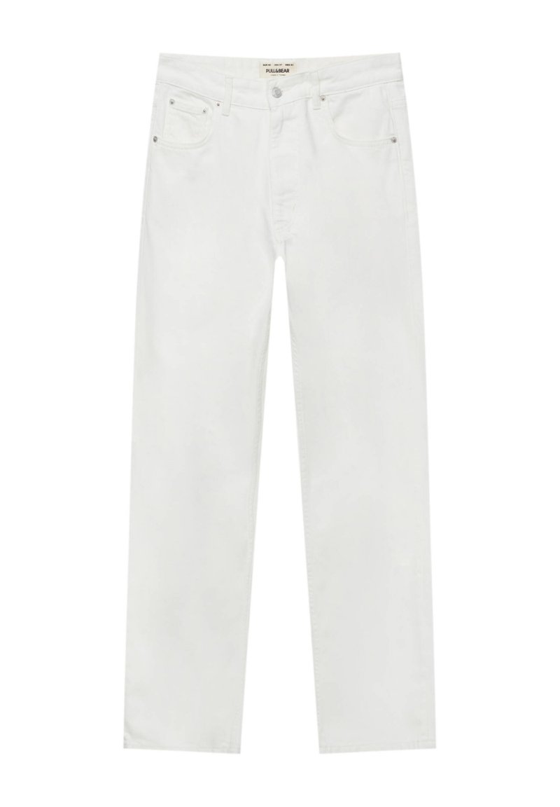 PULL&BEAR Straight leg jeans wit PULL&BEAR Straight leg jeans wit