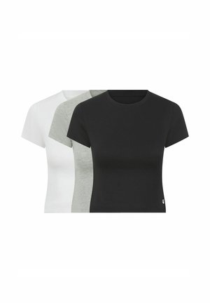 SERPENTINE 3 STÜCK - Pyjama top - schwarz/grau/weiß