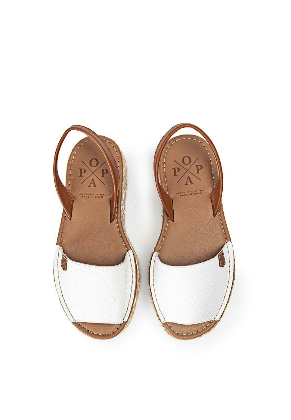 POPA Sandalias con plataforma - white/blanco - Zalando.es