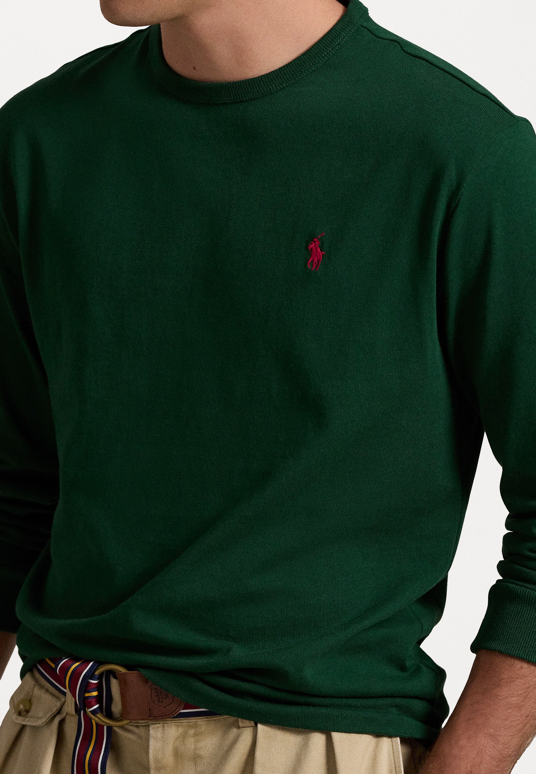 ★★POLO RALPH LAUREN★★ Classic Fit Jersey T-Shirt Green M CLASSIC FIT STRIPED JERSEY T-SHIRT POLO RALPH LAUREN | T