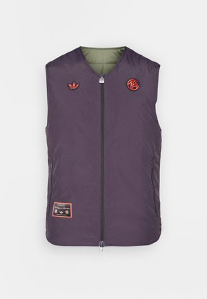 adidas Originals FC BAYERN ICON VEST - Veste sans manches - aurora black/base green