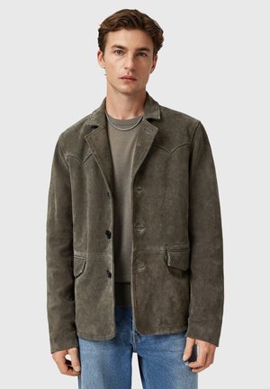 AllSaints HORNETT  - Leather jacket - gull brown