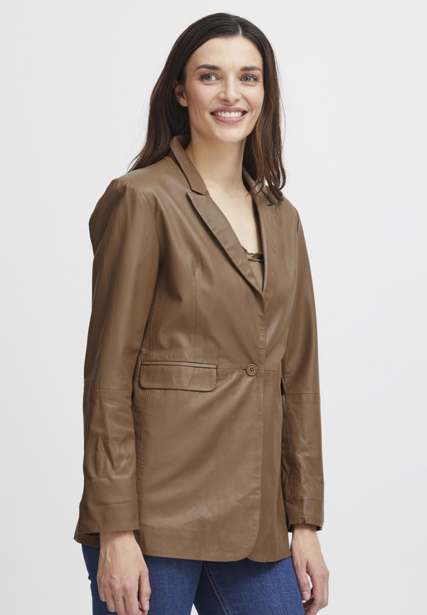 FRJane - Short coat - coca mocha