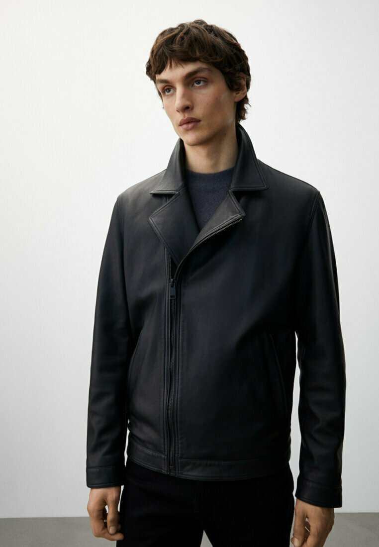 massimo dutti biker jacket