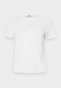 STAMP LOGO SLIM TEE - T-shirts med print - ecru