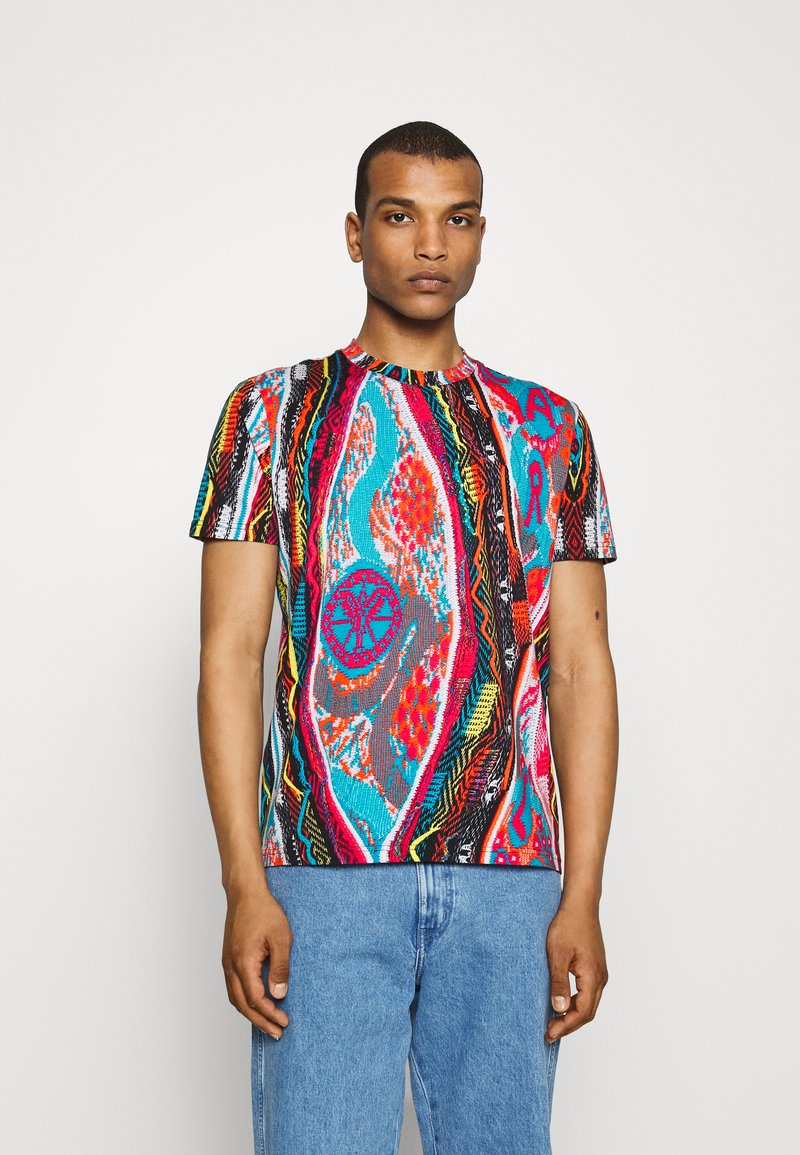 Carlo Colucci UNISEX - Trükipildiga T-särk - offwhite-multi/valge ...