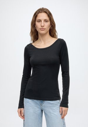 ONLY, ONLDOLLY BOATNECK - Camiseta de manga larga - black