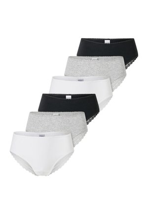 6ER PACK MODERN - Slip - schwarz grau weiß