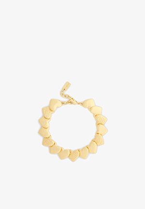 COACH, COACH SIGNATURE QUILTED HEART BRACELET - Βραχιόλι - gold-coloured