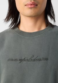 Marc O'Polo DENIM CREW NECK RELAXED - Felpa - teal green