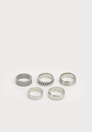 5 PACK - Ring - silver-coloured