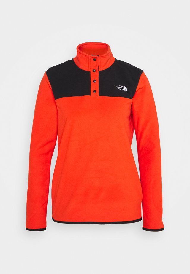 GLACIER SNAP NECK - Sweat polaire - flare/black