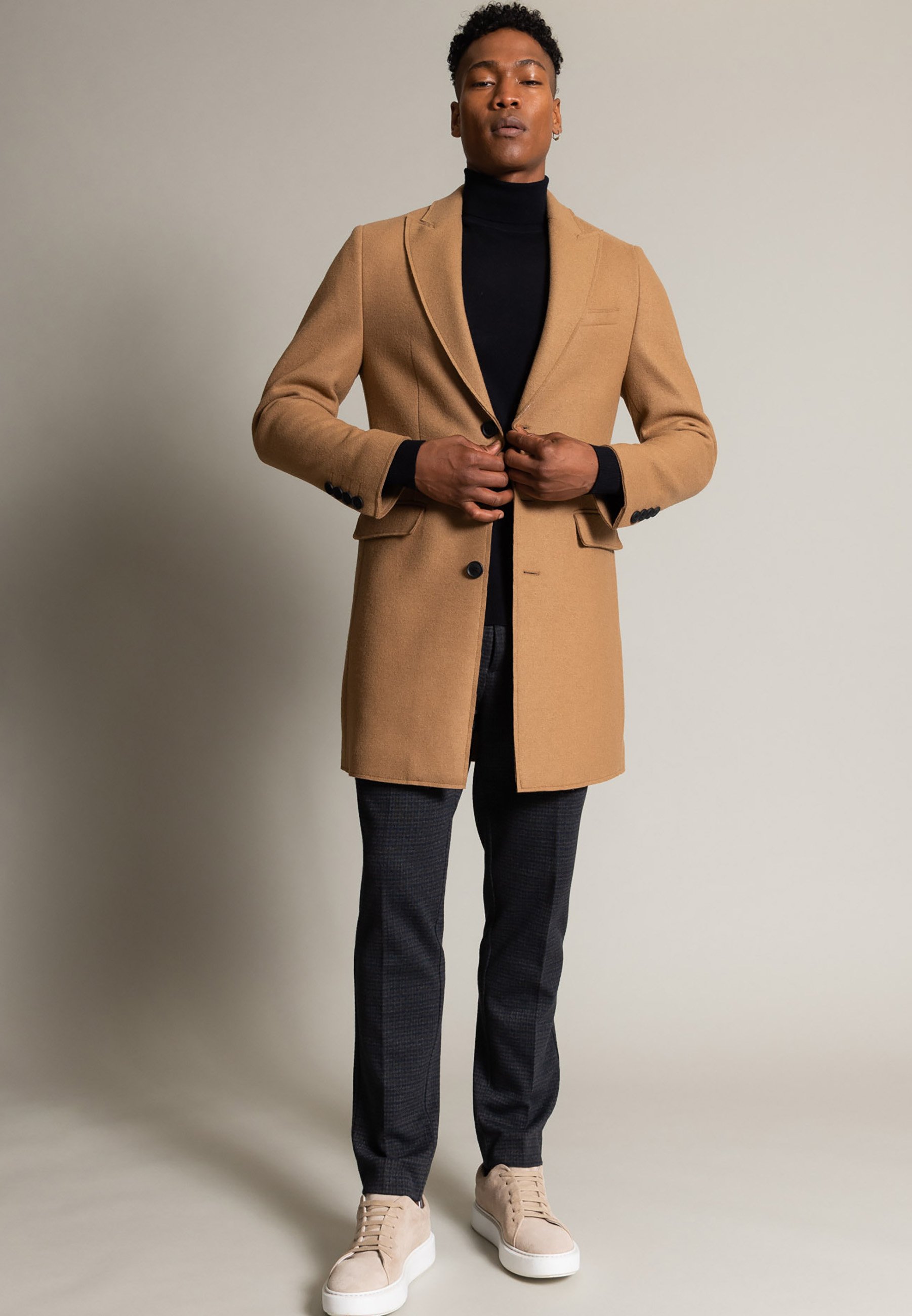 zalando camel coat