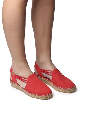 NURIA - Wedge sandals - raspberry