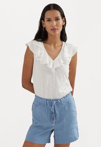Lauren Ralph Lauren TAMILLE SLEEVELESS - Basic póló - white