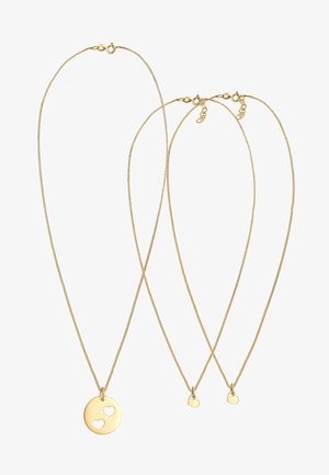Elli TRIO HERZ - Halskette - gold-coloured