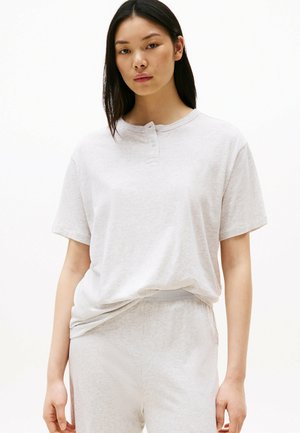 Pyjama top - warm ice grey heather