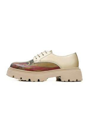 BROOKLYN SHINE HAND - Schnürer - beige