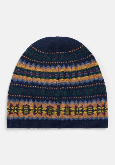 Polo Ralph Lauren FAIR ISLE WOOL-BLEND BEANIE - Mütze - navy multi