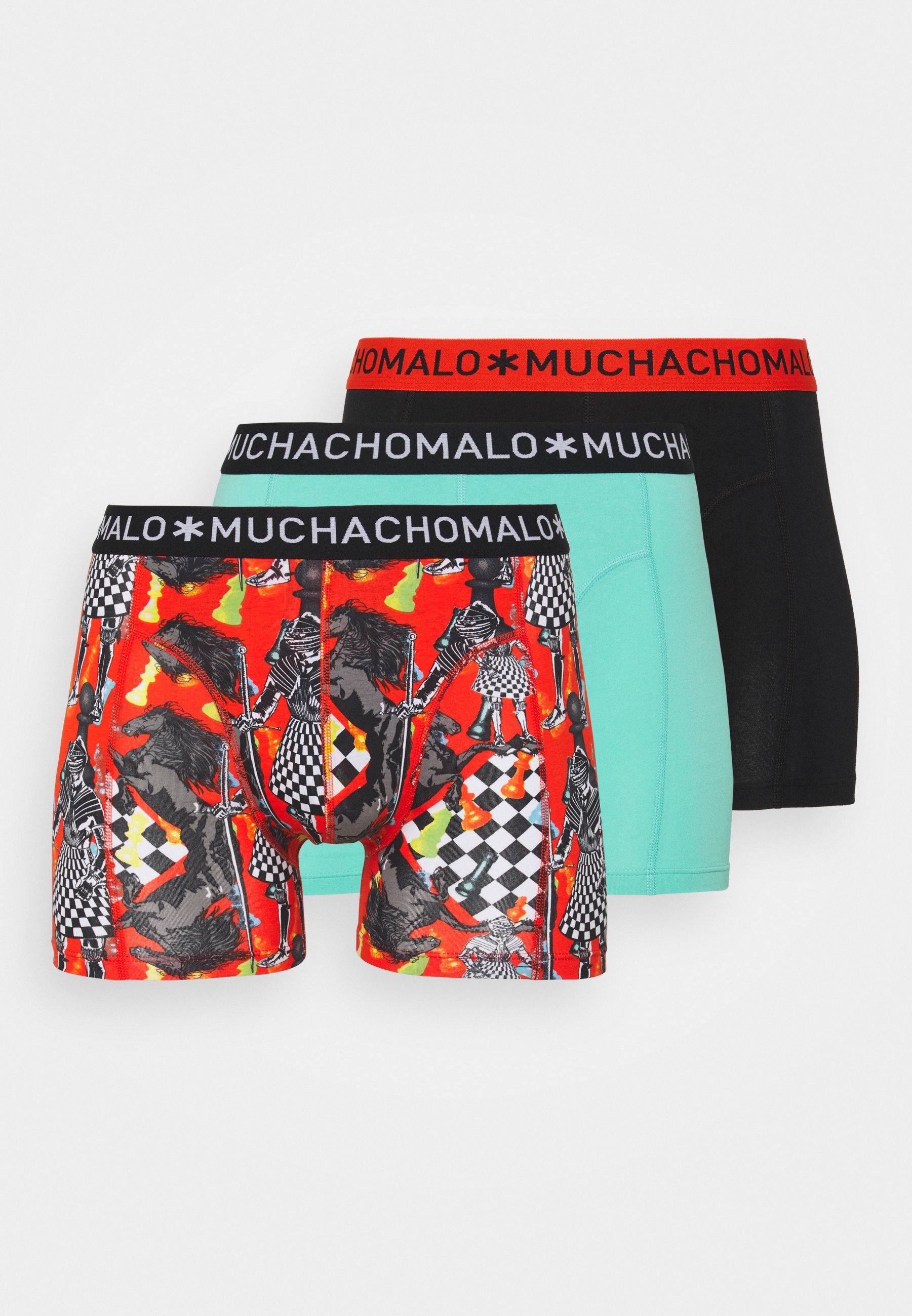 MUCHACHOMALO VARI 3 PACK - Panties - red/black/orange/rot - Zalando.de
