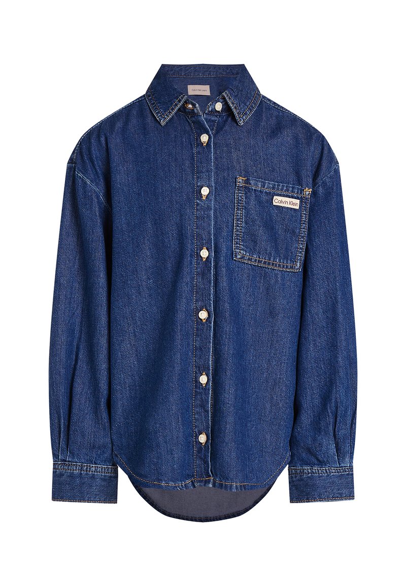 Calvin Klein Jeans Overhemd blauw denim/bluedenim