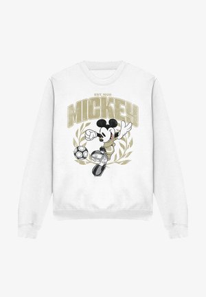 Disney, MICKEY MOUSE LAUREL FOOTBALL - Sweatshirt - white
