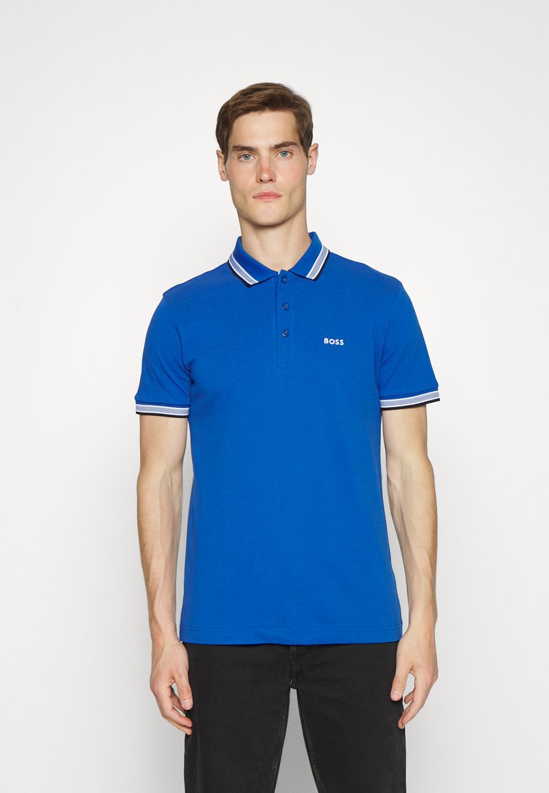 BOSS PADDY CURVED Polo shirt medium blue/blue Zalando.co.uk